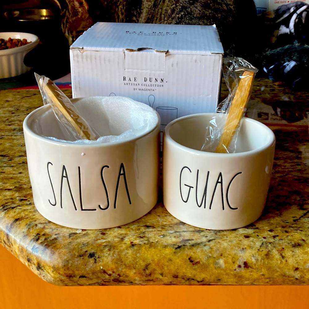 NWT Rae Dunn Guacamole and Sala collected
